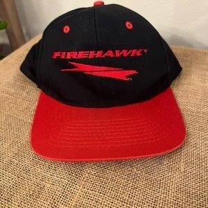 Firestone Firehawk Tires Snapback BLACK Trucker Hat Baseball hat